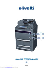 Olivetti D-COPIA 6200 Advanced Operation Manual