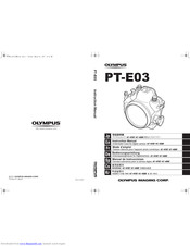 Olympus PT-E03 Instruction Manual