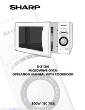 SHARP R-212M Operation Manual With Cookbook