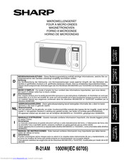 SHARP R-21AM Operation Manual