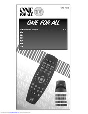 One for All URC-7510 User Manual