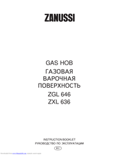 Zanussi ZXL 636 Instruction Booklet