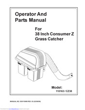 Husqvarna 110163 / CZ38 Operator And Parts Manual