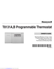 HONEYWELL T8131B Owner's Manual