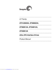 SEAGATE ST3120020A Product Manual