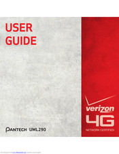 Pantech Verizon UML290 User Manual
