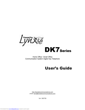 Lynx DK7Series User Manual