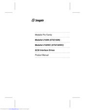 SEAGATE Medalist Pro 2160N Product Manual