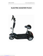 UFREE SCOOTER FS-E31 Quick Manual