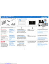 Bose SoundTouch 20 Quick Start Manual