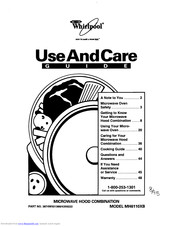 Whirlpool MH6110XB User Manual