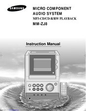 SAMSUNG MM-ZJ8 Instruction Manual