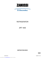 Zanussi ZRT 163S Instruction Book