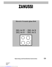 Zanussi ZKL 64 X Operating And Installation Instructions