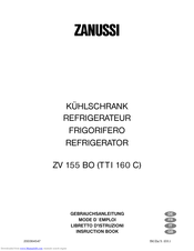 Zanussi ZT 155 BO Instruction Book