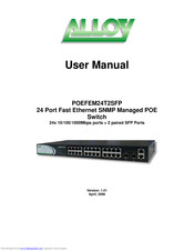 Alloy POEFEM24T2SFP User Manual