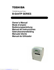 Toshiba B-SA4TP SERIES Owner's Manual