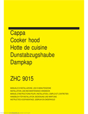 Zanussi ZHC 9015 Installation, Use And Maintenance Handbook