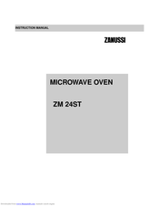 Zanussi ZM 24ST Instruction Manual