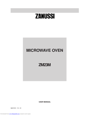 Zanussi ZM23M User Manual