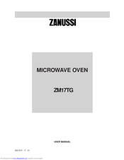 Zanussi ZM17TG User Manual