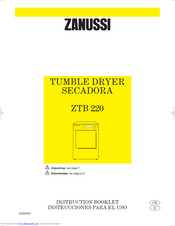Zanussi ZTB 220 Instruction Booklet
