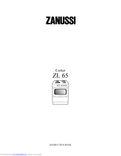 Zanussi ZL 65 Instruction Book