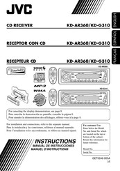 JVC KD-G310 Instructions Manual