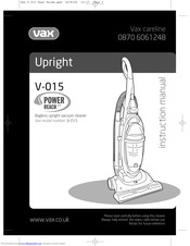 Vax Power Reach V-015 Instruction Manual