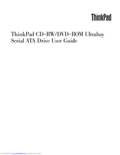 Lenovo ThinkPad User Manual