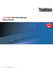 Lenovo ThinkVision LT1713pC User Manual
