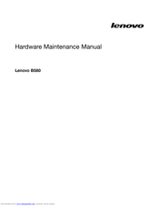 Lenovo B580 Hardware Maintenance Manual