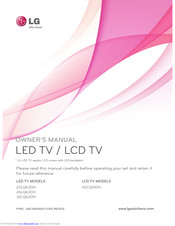 LG 42CQ610H Owner's Manual