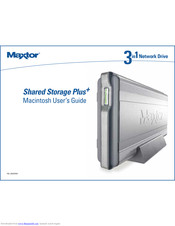 Maxtor Shared Storage Plus+ User Manual