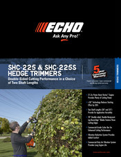 Echo HC-225 Spesifications