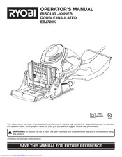 RYOBI EBJ720K Operator's Manual