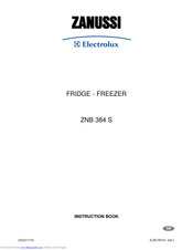 Zanussi Electrolux ZNB 343 W Instruction Book