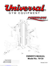 Universal 79130 Owner's Manual