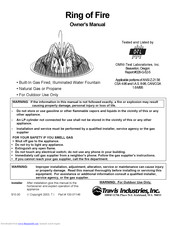 Travis Industries 2003 ROF Owner's Manual