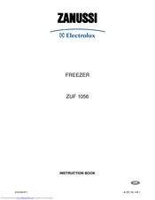 Zanussi Electrolux ZUF 1056 Instruction Book