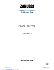 Zanussi Electrolux ZNB 4051S Instruction Book