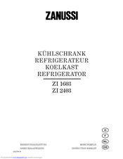 Zanussi ZI 2403 Instruction Booklet