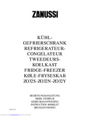 Zanussi ZO32N Instruction Booklet