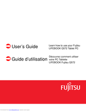 Fujitsu Stylistic Q572 User Manual