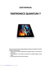 TABTRONICS QUANTUM 7 User Manual