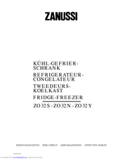 Zanussi ZO 32 N Instruction Booklet