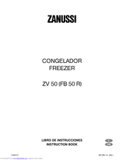 Zanussi ZV 50 Instruction Book