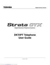 Toshiba STRATA CTX User Manual