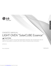 LG SolarCUBE Essence MP9289JS Owner's Manual