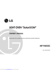 LG SolarDOM MP-9482SC Owner's Manual